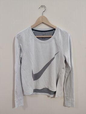 Nike Gray Crewneck with Dark Gray Swoosh